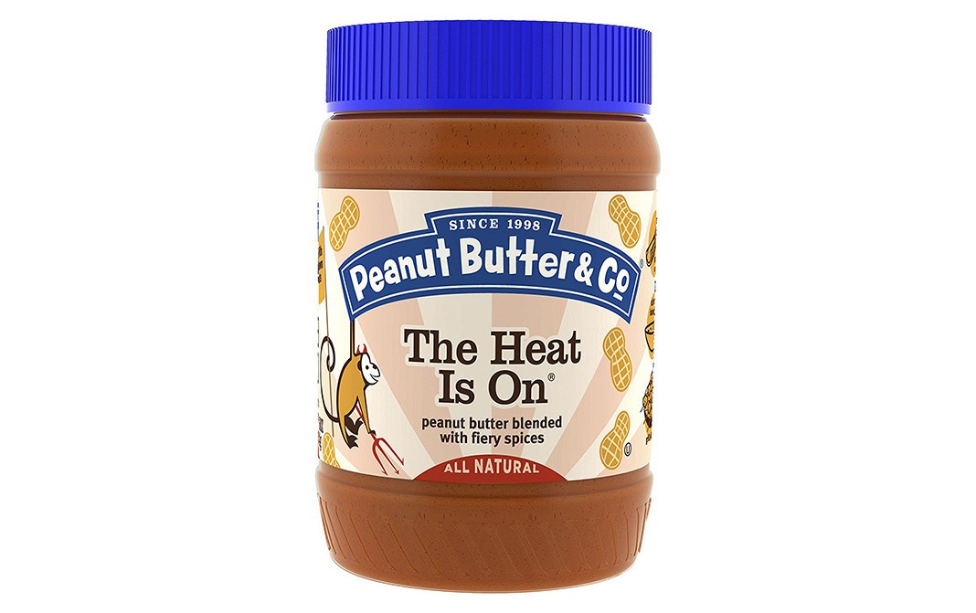 Peanut Butter & Co. The Heat Is On Peanut Butter Blended With Fiery Spices   Plastic Jar  454 grams